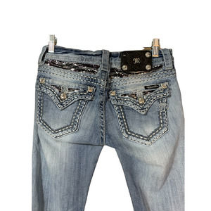 Miss Me Boot Cut Blingy Jeans Size 27
